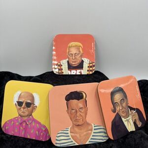 Amit Shimoni Coasters Israel History Modern:  Ariel Sharon, Gurion, Rabin, Meir